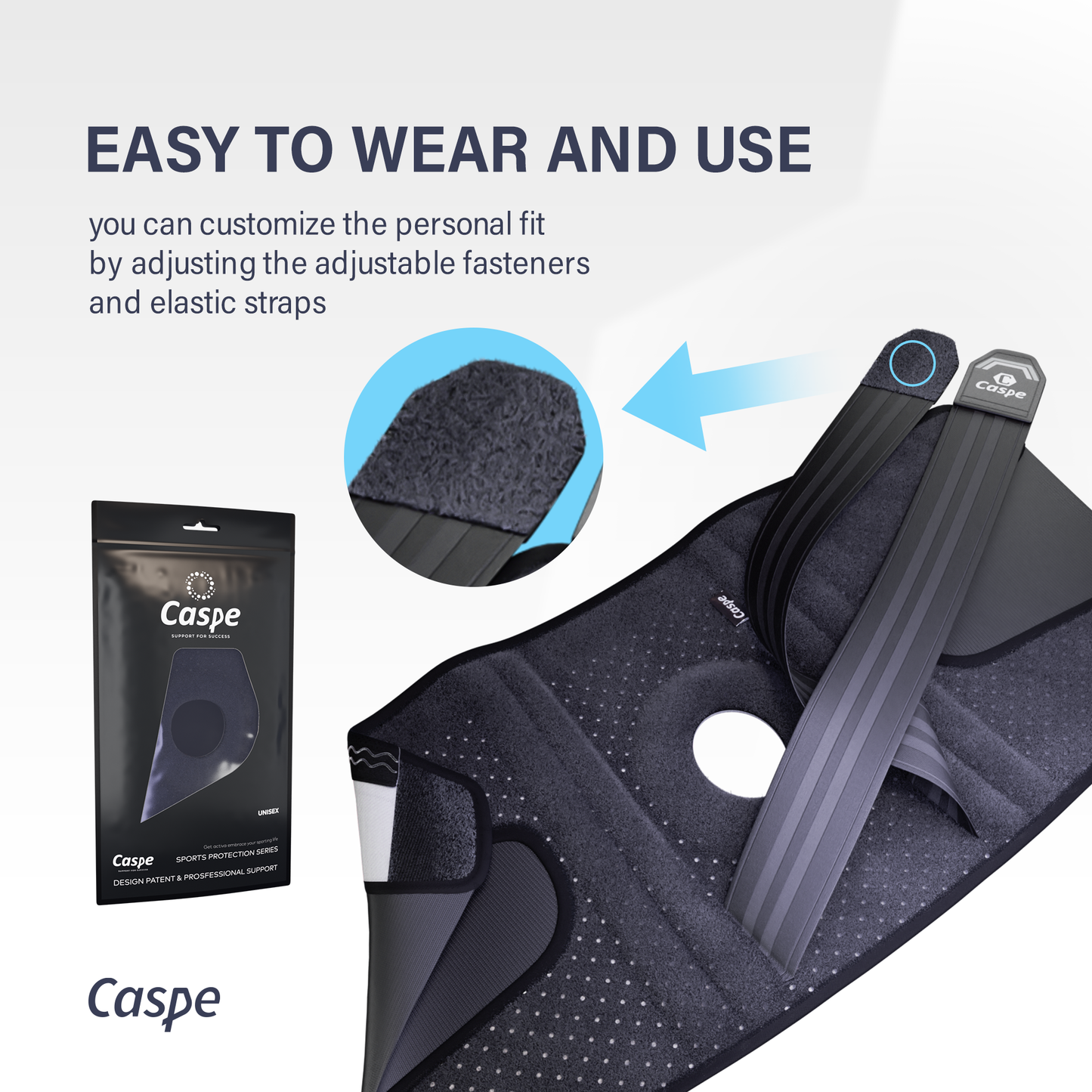 Caspe Adjustable Compression Knee Brace